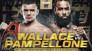 PREDICTION CONOR WALLACE VS JEROME PAMPELLONE PREVIEW [upl. by Nnagem511]