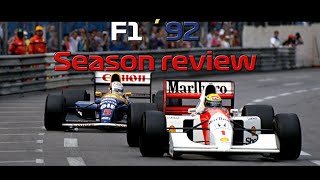 Formula 1 Season Review 1992 HD [upl. by Ennaerb]