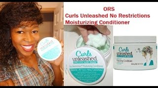 Curls Unleashed No Restrictions Moisturizing Conditioner [upl. by Perren]