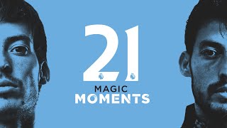 DAVID SILVA  21 MAGIC MOMENTS [upl. by Sihun]