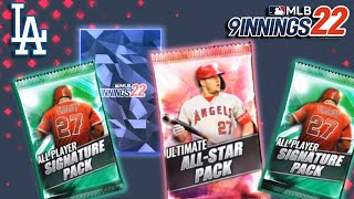 MLB 9 Innings 22  New Signature Cards Diamond All Star New Prime Good Legend Skill [upl. by Lilybel]