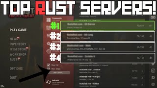 Top Rust Servers 2021 [upl. by Grunenwald3]