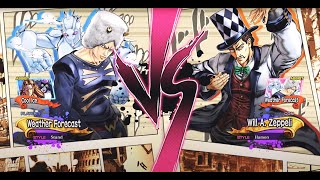 quotIntense Fight Weather Report vs Will Zeppeli  JoJos AllStar Battle R PS5 Gameplayquot [upl. by Ecinuahs]