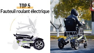 Fauteuil roulant électrique  Elektro rollstuhl  Power wheelchairauto pliant Airwheel H3S [upl. by Odlaumor]