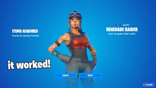 I found a Free Renegade Raider Glitch 🤑 [upl. by Dnama]