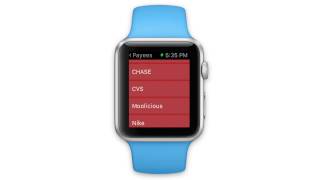 MoneyWiz 2 for Apple Watch [upl. by Areyk]