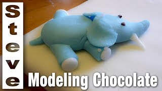 HOW TO MAKE MODELING CHOCOLATE  Simple Easy Recipe [upl. by Erina]