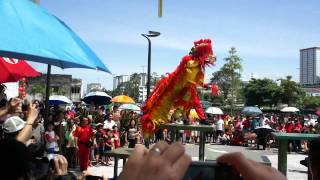 CNY 2012  Northern Lion Dance 北狮 by Kun Seng Keng  The Scott Garden [upl. by Fortunato]