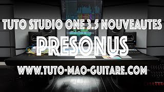 Tuto Studio One 35 Les Nouveautés Presonus Extrait Gratuit [upl. by Iorio]