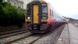 south west trains 159 at dawlish [upl. by Ssilem250]