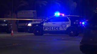 Las Vegas police shoot kill knifewielding suspect near Sunset Park [upl. by Kelda]