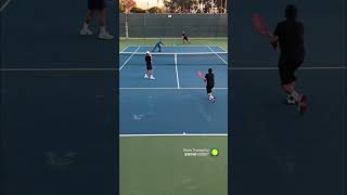 Tennis 40 vs 45 doubles [upl. by Lehrer]