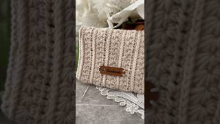 Crochet Card Holder Wallet🩶🩶🩶crochet knitting grannysquare diy easybag [upl. by Analihp]