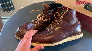 Red Wing 8138 Heritage moc toe 3 year300 mile review [upl. by Whitaker918]