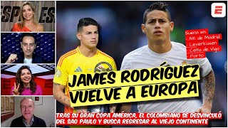 Si JAMES RODRÍGUEZ deja de ser INDISCIPLINADO puede RENDIR en EUROPA pero NO ES HUMILDE  Exclusivos [upl. by Mechling]