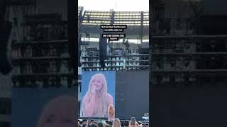 Sabrina Carpenter covering quotHopelessly Devoted To Youquot  The Eras Tour Melbourne 🇦🇺 Night 1 [upl. by Maurili]