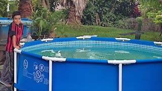 Como instalar y usar una piscina como estanque para peces duran muchos años [upl. by Alber]