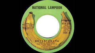 1972 National Lampoon  Deteriorata Norman Rose narrator  Melissa Manchester vocal [upl. by Adelbert]