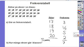 1 Frekvenstabell [upl. by Regnij]