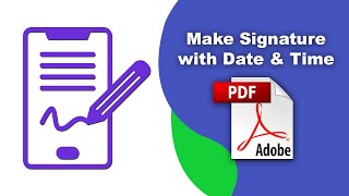 How to create a digital signature with timestamp in adobe [upl. by Mauro]