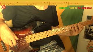 Black Vest  Lee Scatch Perry amp The Upsetters  Bass Cover Tab 4K [upl. by Lagasse]