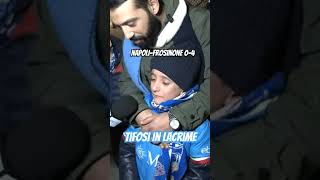 Napoli Frosinone 04 😥 Tifosi napoletani in lacrime [upl. by Notirb456]