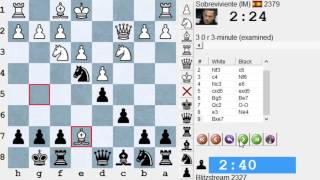 Just a Blitz 36 vs IM Castellanos Carlsbad pawn structure [upl. by Brost837]