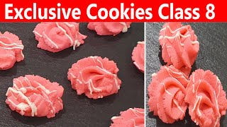 Exclusive Cookies Class 8  Rose Cookies  Manisha Bharani Kitchen [upl. by Kenweigh]