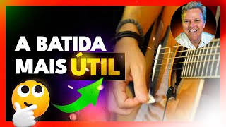 AULA de VIOLÃO A BATIDA de VIOLÃO mais ÚTIL do MUNDO🔥 [upl. by Annahvas]