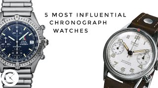 The 5 Most Influential Chronograph Watches [upl. by Otrebcire]