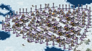 Yuris Revenge Red Alert 2 Paramenides Version 7 Map Defence With Many Prism Tower Before Extra Hard [upl. by Bashuk]