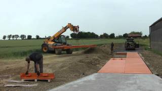 Weighbridge Installation Timelapse [upl. by Colwell806]