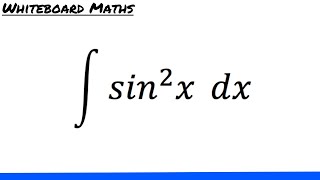 Integral of sin2 x [upl. by Otreblasiul]