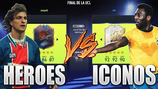 HEROES FIFA 22 VS ICONOS FIFA 22  Experimentos Fifa 22 [upl. by Bander482]