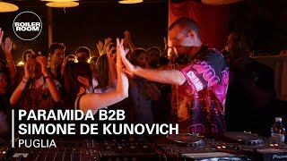 Paramida b2b Simone De Kunovich  Boiler Room x Polifonic Festival [upl. by Fidelas747]