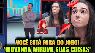 BBB 24ðŸš¨ACONTECEU AGORA TADEU ACABA DE ANUNCIA ELIMINAÃ‡ÃƒO DE GIOVANNA DO PROGRAMA E ELA DEIXA O BBB [upl. by Corenda777]