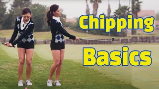 Basic Fundamentals for Chipping  Golf with Aimee [upl. by Aicilyt]