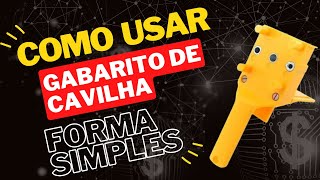 Gabarito de Cavilha  Kit Cavilha  Como usar Gabarito de Cavilha  Forma Simples e Rápida [upl. by Tesil]