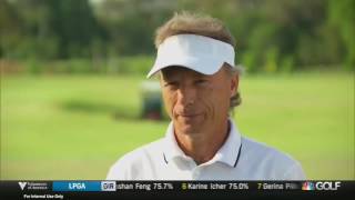 Bernhard Langer talks Sahalee Country Club [upl. by Bravar]