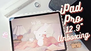 iPad PRO 129” Unboxing  Apple pencil amp Accessories [upl. by Royce]