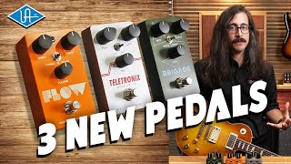 3 NEW UAFX PEDALS LA2A  FLOW  BRIGADE [upl. by Angel346]