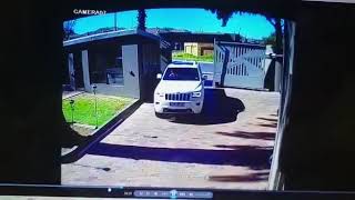 WATCH  ‘Ouma’ in a Jeep Turns Tables on Hijackers by Ramming Their Car  South Africa [upl. by Brandea]