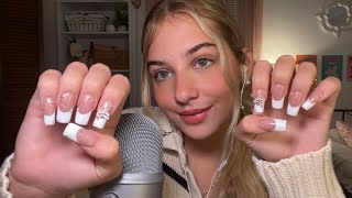 ASMR Long Nail Tapping and Whispering 🍒 [upl. by Inotna669]