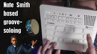 Groove Soloing based on Nate Smiths quotHeavyweightquot beat  yamahamusiccorporation [upl. by Anawed]