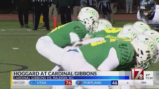 Cardinal Gibbons Rolesville win 4th round high school football matchups [upl. by Ahsiner]