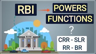 RBI Powers and Functions  CRR SLR Repo Rate Bank Rate Explained  Hindi [upl. by Kemppe968]