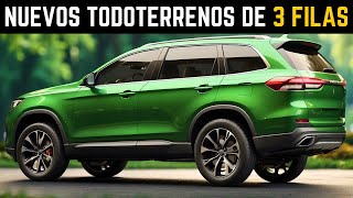 7 NUEVOS SUV de 3 filas de asientos para comprar en 2024 [upl. by Barfuss62]