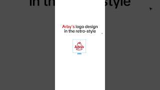 Arbys logo the retrostyle logo [upl. by Geier]