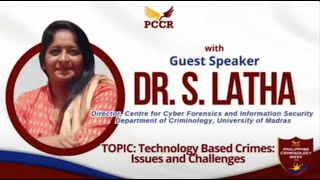 Philippine Criminology Week 2024 International Webinar Featuring Dr S Latha [upl. by Llarret148]