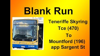 Brisbane Bus Blank Run Teneriffe Skyring Tce  Mountford app Sargent St [upl. by Ethelbert]